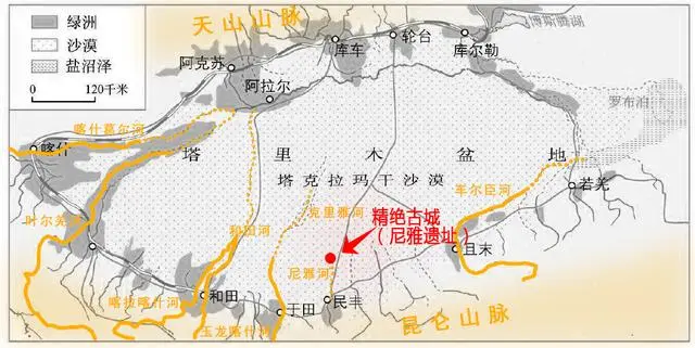 新疆尼雅遗址:千年来,被塔克拉玛干风沙掩埋的“精绝古国”