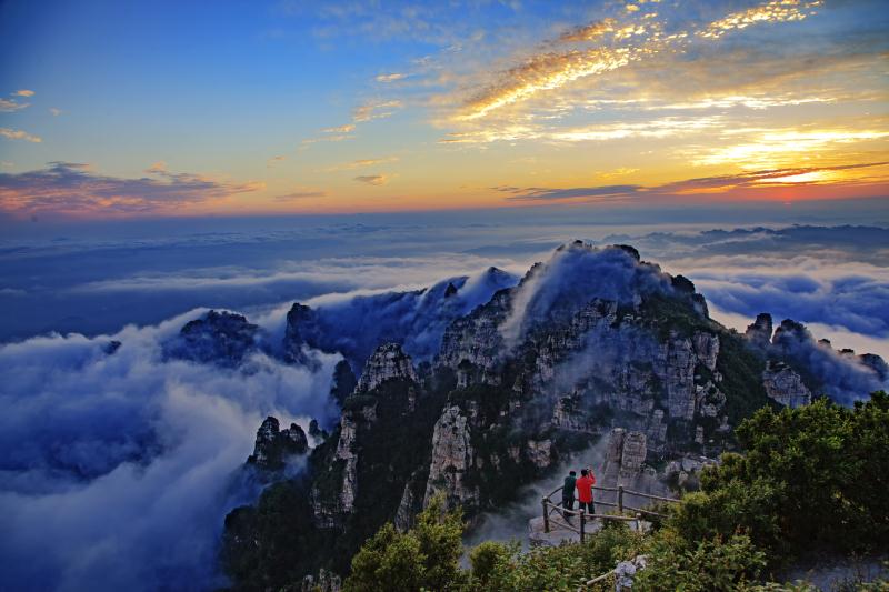 河北白石山景区恢复开放